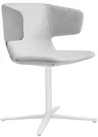 LD SEATING Konferenční křeslo FLEXI P FP,F25-N0, kříž hliník bílý