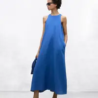 ECOALF Ukara Dress MEDITERRANEAN BLUE M