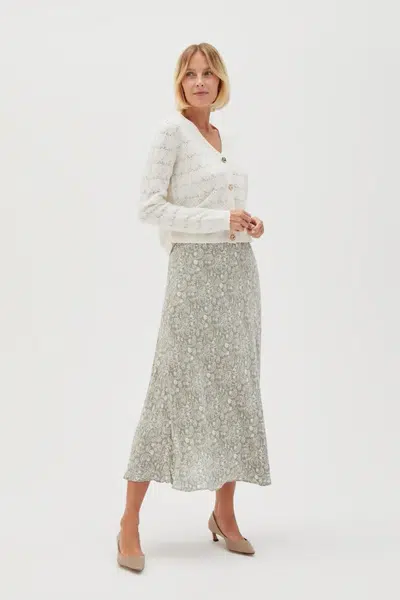 Marisse Women's Skirt L-Sc-4603 Olive