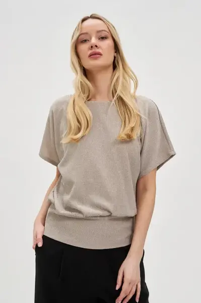 Marisse Women's T-Shirt L-Ts-4664 L.Beige