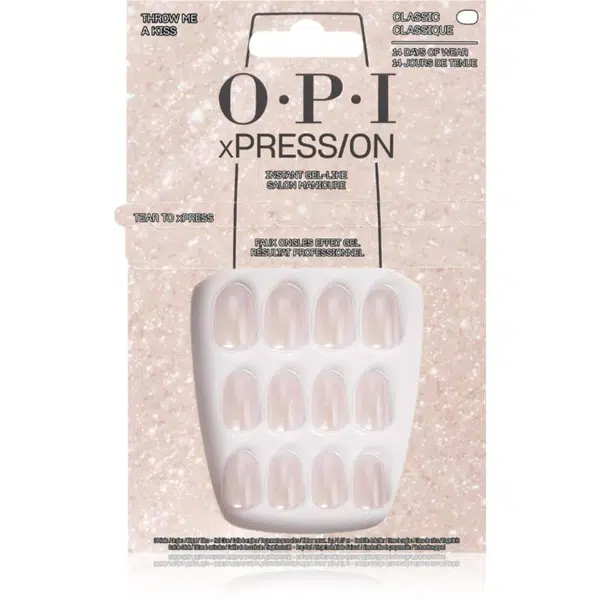OPI xPRESS/ON umelé nechty Throw Me a Kiss 30 ks