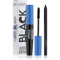 Aden Cosmetics Extreme Waterproof Eye Kit Duo sada na oči odtieň Black