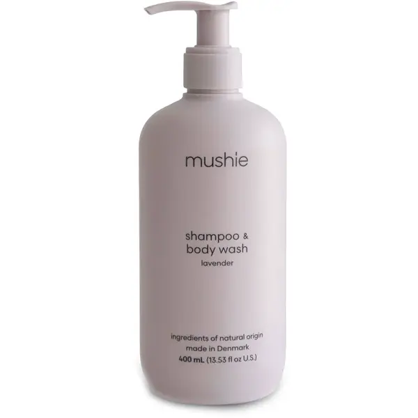 Mushie Organic Baby sprchový gél a šampón 2 v 1 Lavender 400 ml