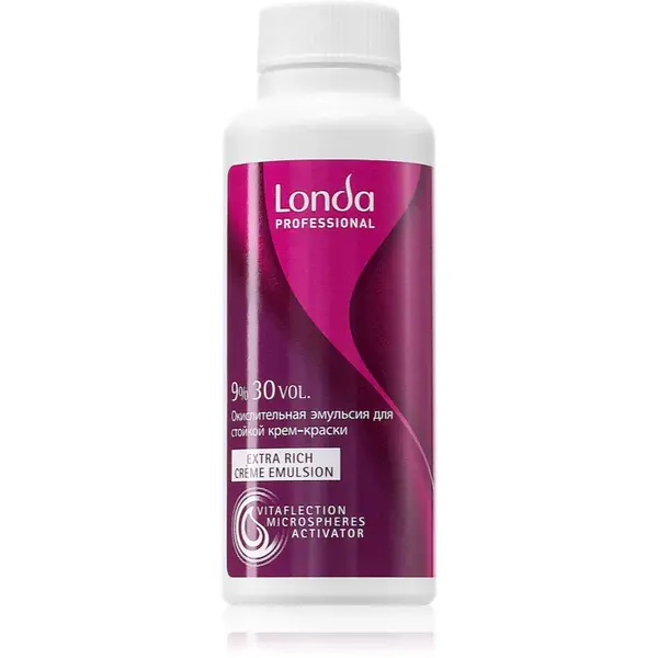 Londa Professional Permanent Color aktivačná emulzia pre všetky typy vlasov 9 % / 30 Vol. 60 ml