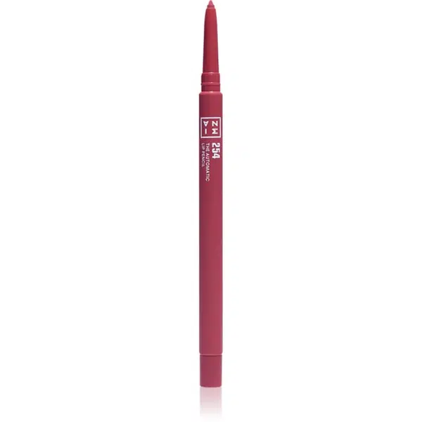 3INA The Automatic Lip Pencil kontúrovacia ceruzka na pery odtieň 254 - Red pink 0.35 g