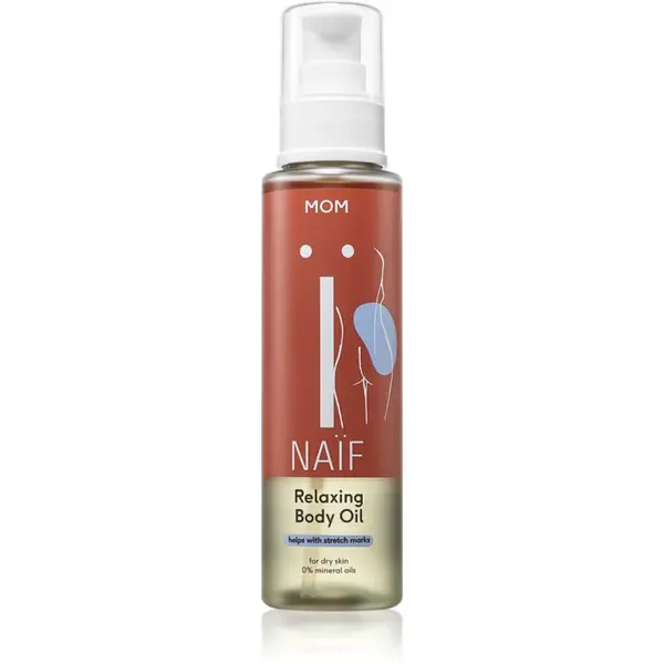 Naif Mom relaxačný telový olej proti striám 100 ml