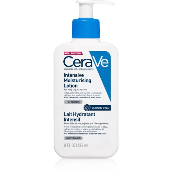 CeraVe Moisturizers Intensive Moisturizing Lotion hydratačné mlieko pre suchú pokožku so sklonom k svrbeniu 236 ml