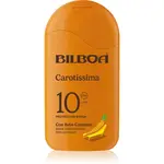 Bilboa Carotissima Crema opaľovacie mlieko s betakaroténom SPF 10 200 ml