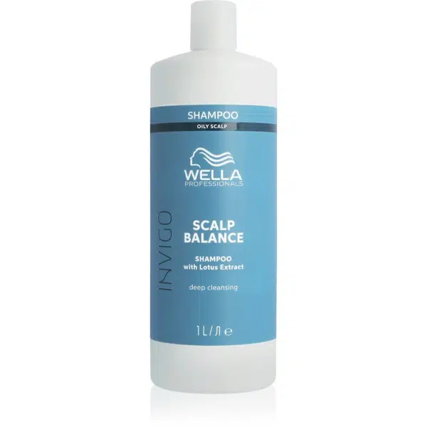Wella Professionals Invigo Scalp Balance hĺbkovo čistiaci šampón pre mastnú pokožku hlavy 1000 ml