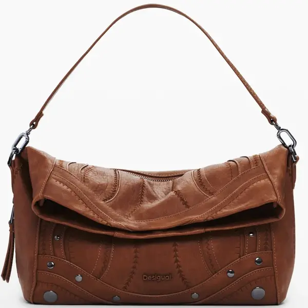 Hnedá kabelka cez rameno