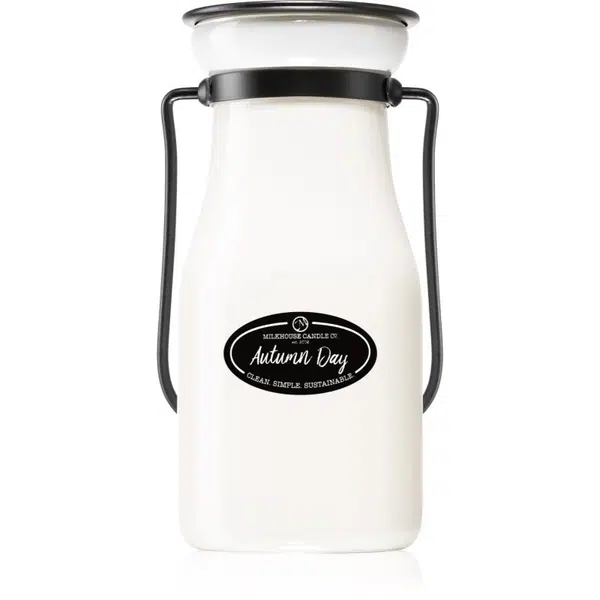 Milkhouse Candle Co. Creamery Autumn Day vonná sviečka Milkbottle 227 g