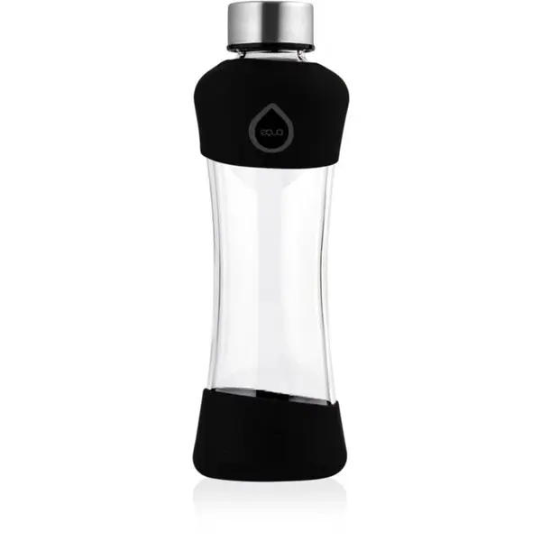 Equa Active sklenená fľaša na vodu Black 1 ks