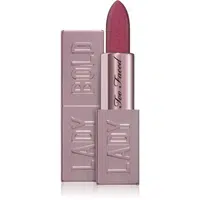 Too Faced Lady Bold Cream Lipstick krémový rúž pre dlhotrvajúci efekt odtieň Committed 3,3 g