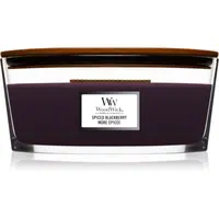 Woodwick Spiced Blackberry vonná sviečka s dreveným knotom (hearthwick) 453,6 g