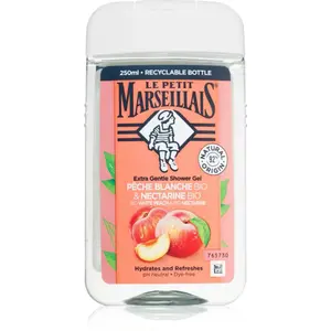 Le Petit Marseillais White Peach Bio & Nectarine Bio jemný sprchový gel 250 ml