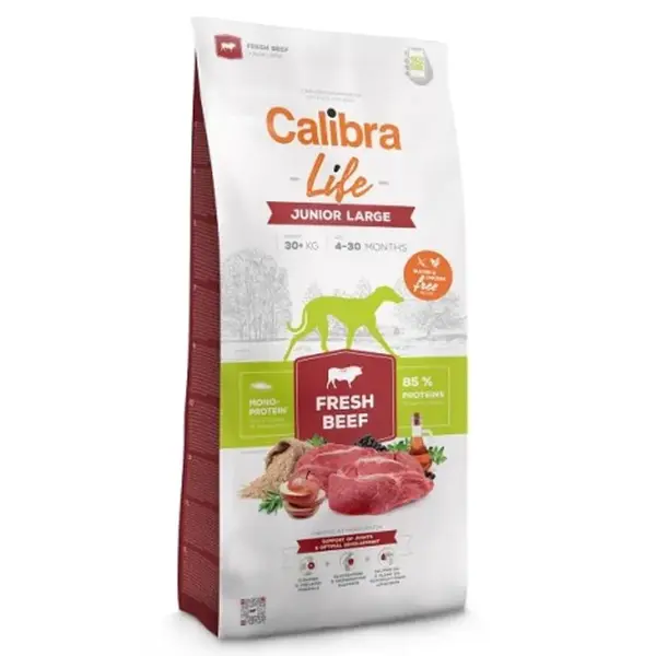 Calibra Dog Life Junior Large Fresh Beef 2,5 kg | Granule pre psov