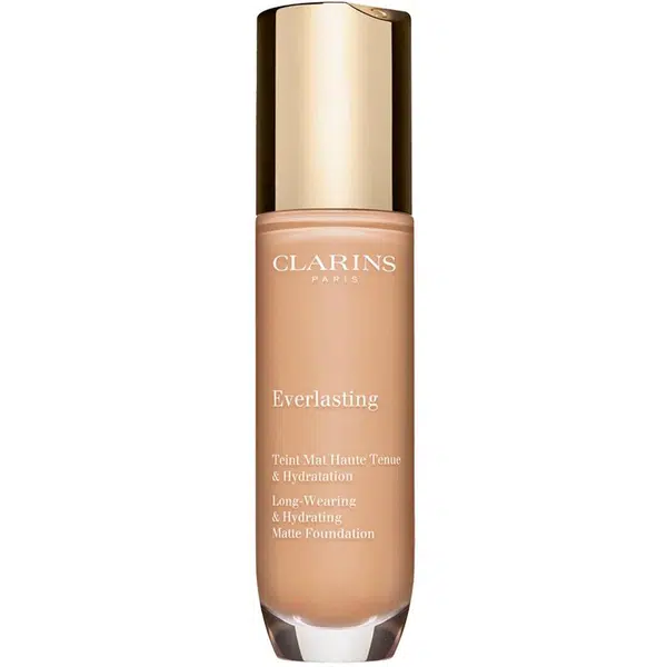 Clarins Everlasting Foundation dlhotrvajúci make-up s matným efektom odtieň 102.5C - Porcelain 30 ml