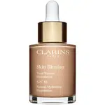 Clarins Skin Illusion Natural Hydrating Foundation rozjasňující hydratační make-up SPF 15 odstín 108W Sand 30 ml
