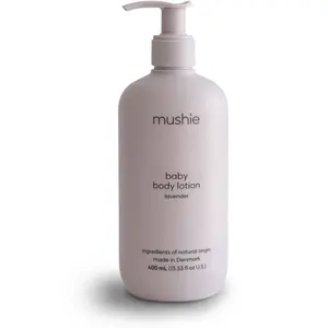 Mushie Organic Baby hydratační tělové mléko pro děti od narození Lavender 400 ml