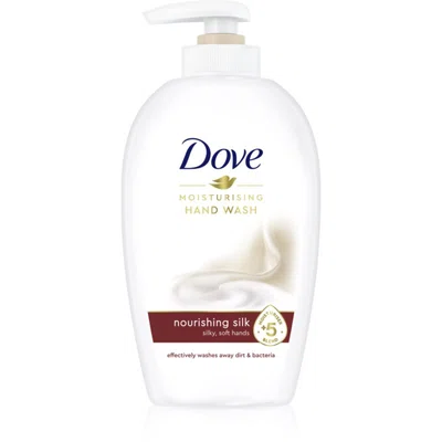 Dove Silk Fine tekuté mýdlo s pumpičkou bílá orchidej 250 ml