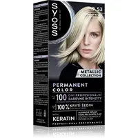 Syoss Permanent Color Metallic Collection permanentní barva na vlasy odstín 9-53 Zářivě stříbřitý 1 ks