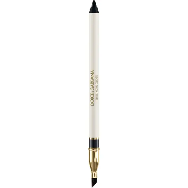 Dolce&Gabbana Classic Sleek Kohl Glider tužka na oči se štětečkem odstín 01 Total Black - True Black 1.2 g
