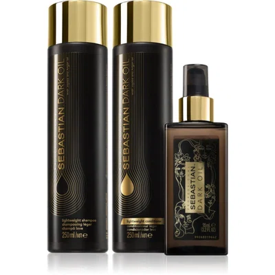 Sebastian Professional Dark Oil Set výhodné balení pro hydrataci a lesk
