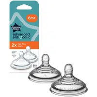 Tommee Tippee Advanced Anti-Colic savička na láhev Fast Flow 6m+ 2 ks
