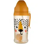 Canpol babies BabiesBoo Sport Cup sportovní láhev s brčkem se závažím Gepard 350 ml