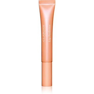 Clarins Lip Perfector Glow třpytivý lesk na rty a tváře odstín 22 peach glow 12 ml