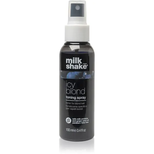 milk_shake® Icy Blond Toning Spray sprej neutralizující žluté tóny 100 ml