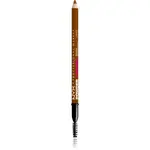 NYX Professional Makeup Powder Louder tužka na obočí s kartáčkem odstín Louder Auburn 1 ks