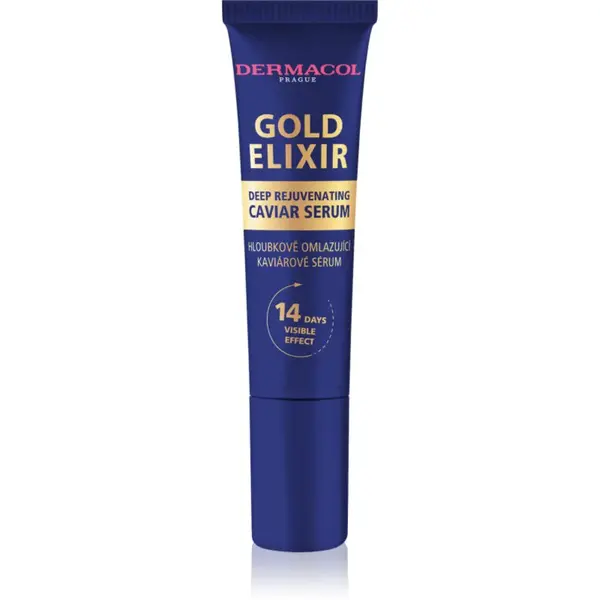 Dermacol Gold Elixir hloubkově obnovující sérum s kaviárem 12 ml