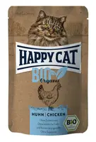 Happy Cat Bio Organic kapsičky - hydina 6 x 85 g