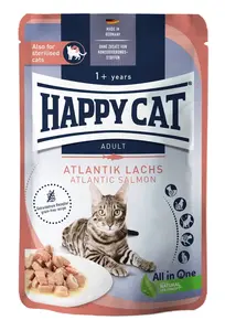 Happy Cat Culinary Atlantik Lachs kapsičky - losos 85 g nový