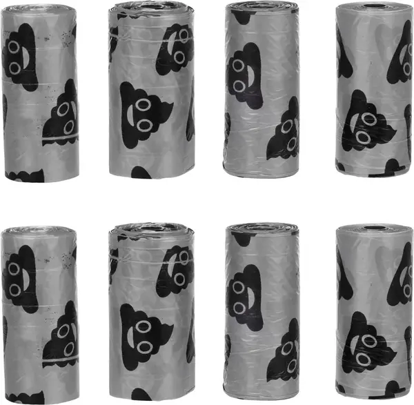 Flamingo sáčky na psí hovínka se vzorem hovínka 1 balení (8 x 15 ks)