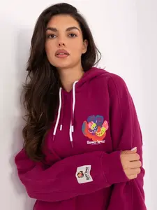 Sweatshirt-D10600BK02784A-fuchsia