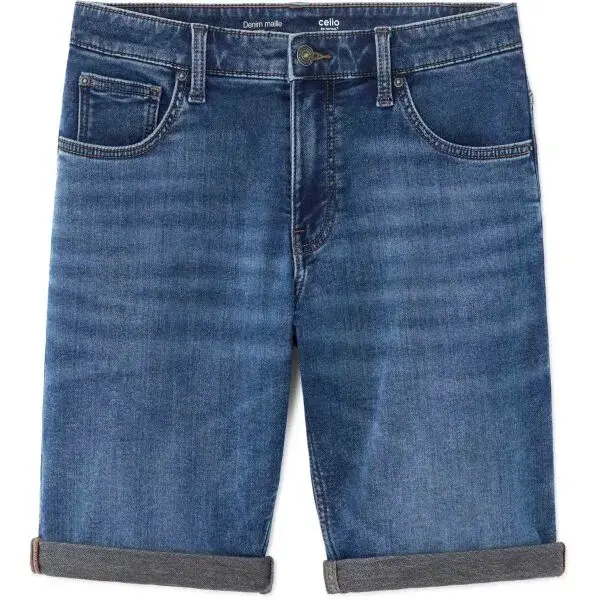 CELIO BOKNITBM Pánské bermudy, modrá, velikost