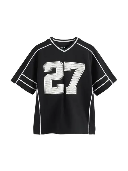 Next Tričko  čierna / biela