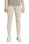 Dětské legíny adidas béžová barva, s aplikací, KC5452