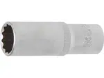 BGS Technic BGS 10686 Nástrčná hlavice 1/2" prodloužená 19 mm - 12hranná