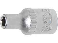 BGS Technic BGS 2474 Nástrčná hlavice 1/4" šestihran 4 mm - Flank Drive/Pro Torque