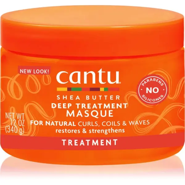 CANTU Shea Butter Deep Treatment Mask hloubkově regenerační maska pro vlnité a kudrnaté vlasy 340 g