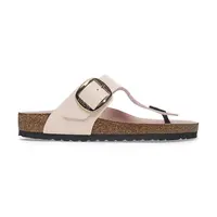 Kožené žabky Birkenstock Gizeh Big Buckle dámské, růžová barva, 1029484