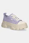 Tenisky Buffalo Cade Lace Up Lo dámské, fialová barva, 1636324-LAV