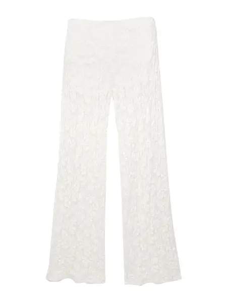 Pull&Bear Nohavice  prírodná biela