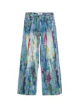 Desigual Džínsy  modrá denim / žltá / zelená / červená