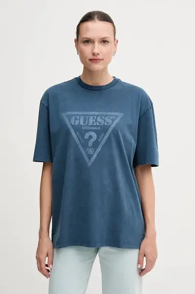 Bavlněné tričko Guess Originals
