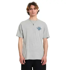 Volcom pánské tričko Free Wheel Hth Sst Heather Grey | Šedá | Velikost XL