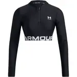 Under Armour HEATGEAR RIB Dámske tričko, čierna, veľkosť